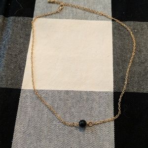 6th borough boutique black onyx gold necklace